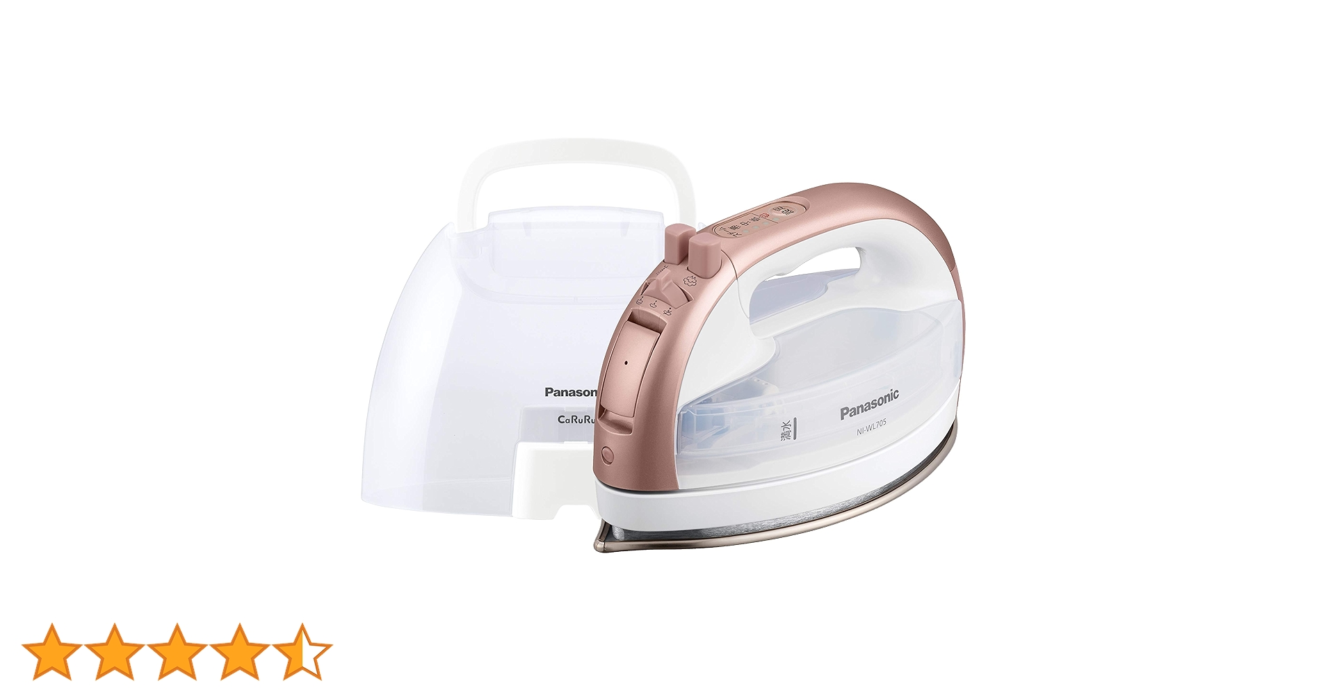 Panasonic NI-WL705-P コードレススチームアイロン Amazon | パナソニック コードレススチームWヘッドアイロン